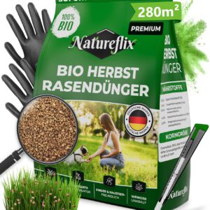 Natureflix BIO Herbstrasendünger mit Langzeitwirkung